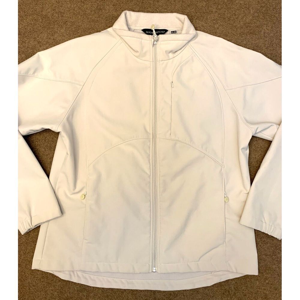 Black Diamond Soft Shell Jacket Womens XL Fleece Lined Snow Ski Full Zip